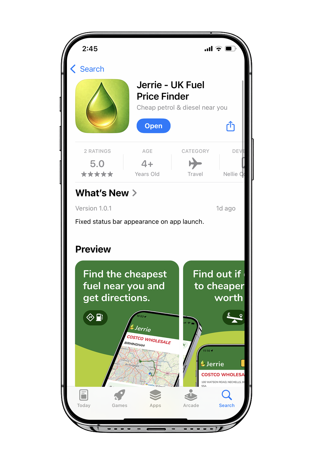 Jerrie on the App Store